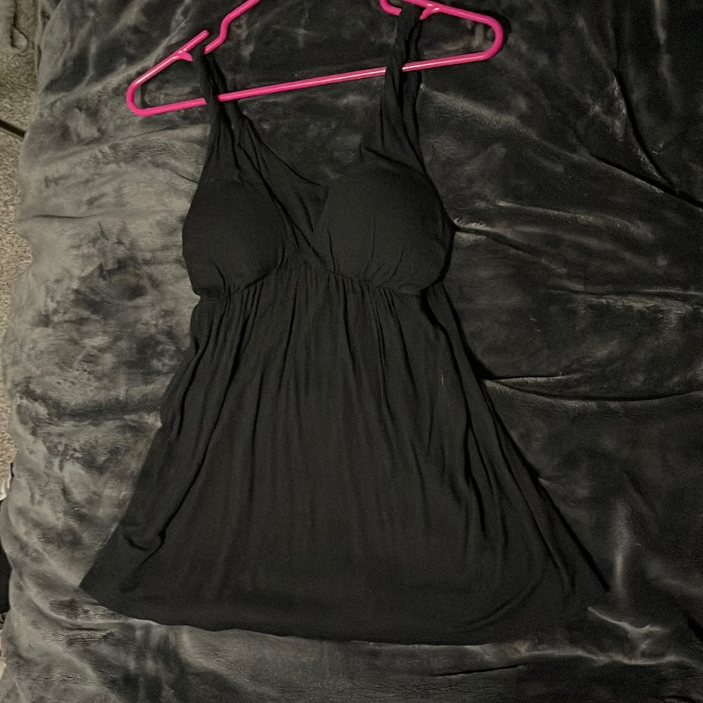 Y2K vintage black babydoll tank size small